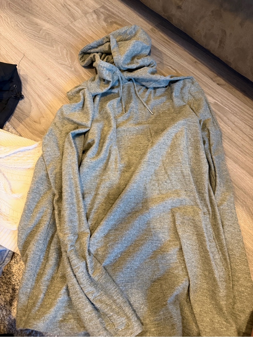 PacSun Men's Heather Gray Pullover Hoodie